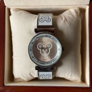 Silver Mickey Mouse Watch